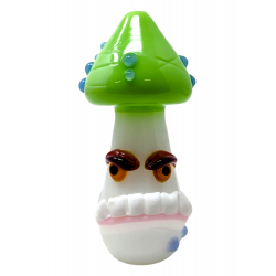 4.5" Mushroom Shape Fancy Hand Pipe - [WSG827]
